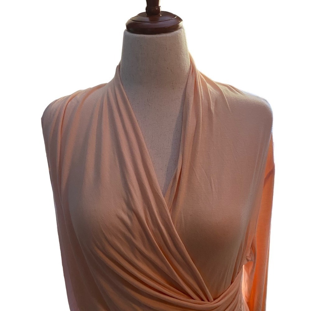 AMELIA Women’s Dress, "Arrico Ice" Size 2X, Peach Color, Midi Length - Picture 8 of 8